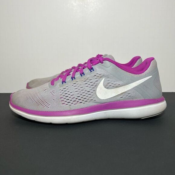 Womens NIKE Flex RN 2016 Gray Running Shoes / Size 9 - Picture 3 of 10